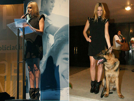 Fernanda Lima german shepherd