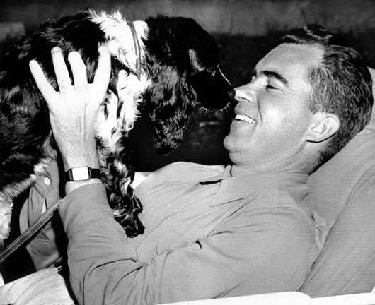 President Richard Nixon dog