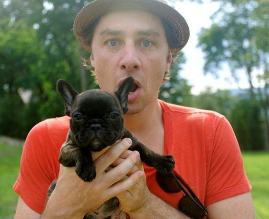 Zach Braff dog