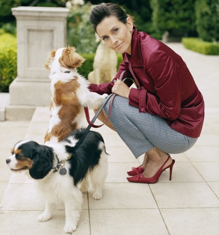 courteney cox spaniel