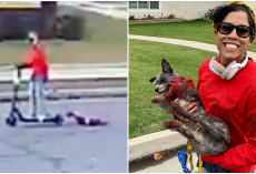 Woman Drags Dog Behind Her From Scooter Until His Paws Bleed, Laughs About It