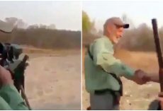 Cruel Hunter Shoots Sleeping Lion – Celebrates As Lion Slowly Dies In Misery