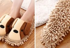 Cleaning Has Never Been More Fun With These Doggo Paw Dusting Slippers