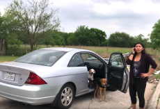 Good Samaritan Follows Dog Dumper Into Vacant Lot And Confronts Her On Camera