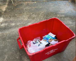 Neighbors Spot Strange Bin In Backyard — Then Realize Someone Inside Needs Help