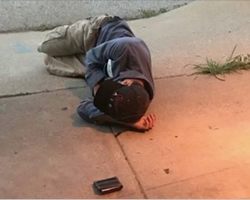 He Was Sleeping Outside The Animal Shelter In Hopes Of Finding His Lost Dog