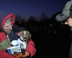 [Video] Man Says He’s Filming The Homeless & Their Pets, But Instead Gives Out Unexpected Gifts