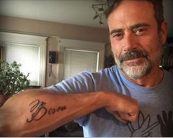 Hollywood actor shows off his tattoo, says it’s dedicated to the puppy he saved