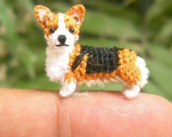 These Miniature Crochet Animals Are So Tiny They Will Sit On Your Finger Tip