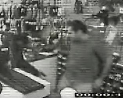 A Robber Lunges At Cashier Not Knowing What’s Hiding Behind The Counter