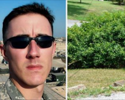 Veteran decides to commit suicide and goes for last smoke, then hears rustling in bushes