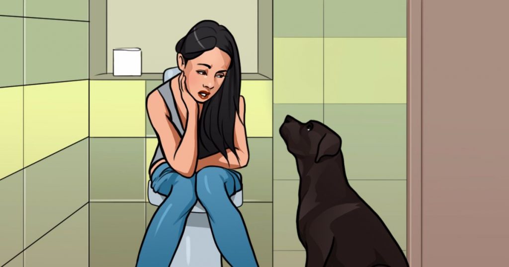10 reasons why dogs follow you to the bathroom