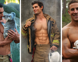 Australian Firefighters Pose With Animals For Charity, And The Photos Are So Hot It May Start Fires