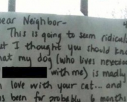Heartbroken Dog Prompts Owner To Write A Note To The Neighbors