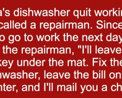 She Gave The Repairman Some Advice But When He Didn’t Follow Them. Oh Dear
