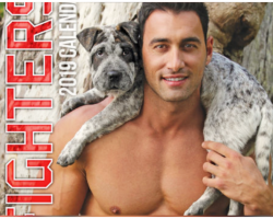 Firefighters Pose Shirtless With Puppies For 2019 Calendar And It’s Smokin’ Hot