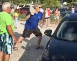 Someone Locked Their Dog In The Car On A Hot Day — Then This Guy Showed Up