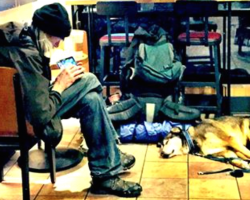 Man Sees A Homeless Guy And Dog In Starbucks And Learns Importance Of Kindness