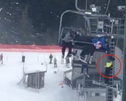 Kids Come To The Rescue Of 8-Year-Old Dangling From Chairlift