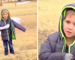 Boy Devastated Over Missing Dog, But His Heart Stops When Mom Calls Him Over