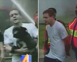 Man Gets Arrested For Saving His Dog From His Burning House
