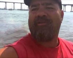 Seal Jumps On Guy’s Boat And Makes A Friend