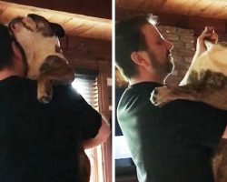 Dad Plays Their Special Song & Dog Comes Running For A “Father-Daughter Dance”