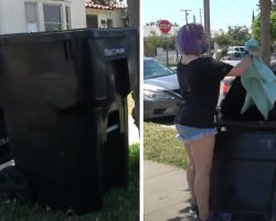 Injured Mother Found Tossed Out In The Trash With Her Babies Clinging To Her