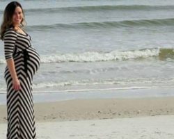 Pregnant mom takes amazing picture — but look who shows up to the right