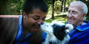 Chaser “The World’s Smartest Dog” Shows Off Her Smarts To Neil deGrasse Tyson
