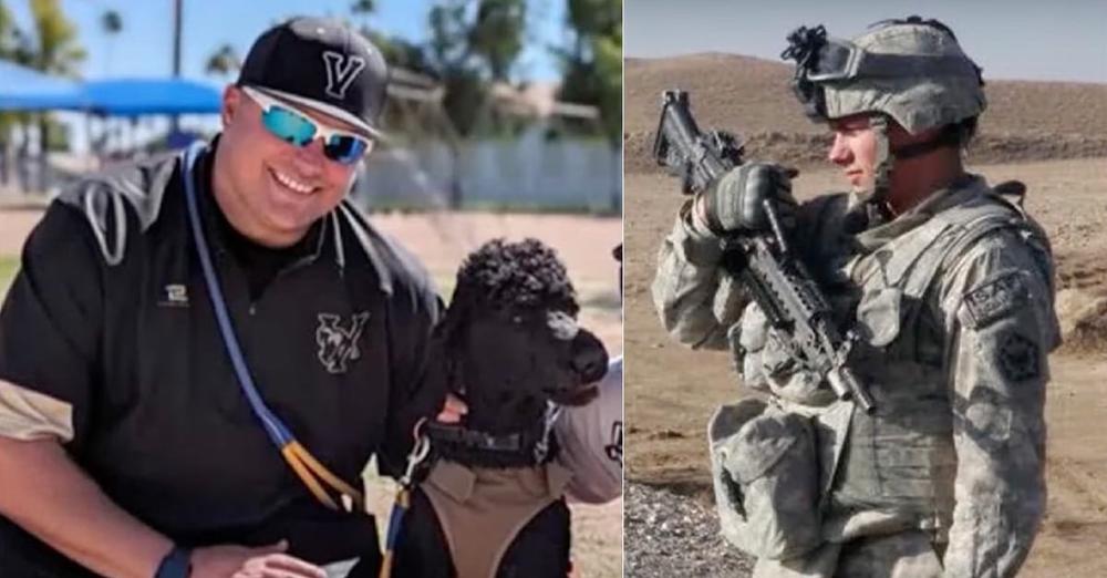 Army veteran says he was fired from his job over his service dog