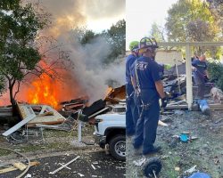 Family thought their dog was dead after home explosion — week later they hear a sound from the rubble