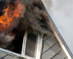 Man, teen stepson rush into burning home to save neighbor and her dogs