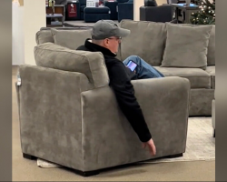 Dog Dad Has One Non-Negotiable Rule While Chair Shopping — And It’s All About His Pup
