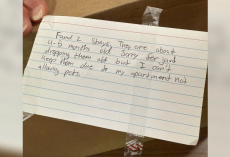 Handwritten Note on Sealed Box Leads to Heartbreaking Discovery