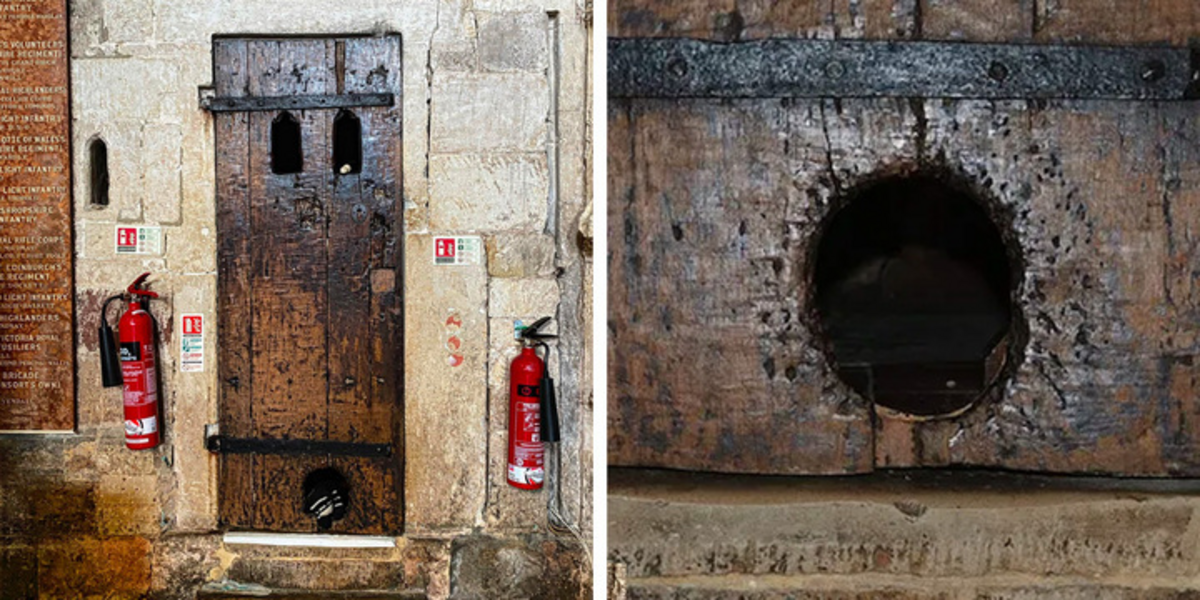 This 400-Year-Old Pet Door Is Still in Use — By Cats
