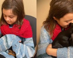 Girl Overcomes Doctor Anxiety — Thanks to Her Loyal Dog, Mr. Weenie
