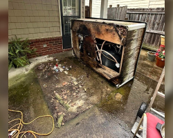 Junk Removal Crew Lifts Hot Tub And Finds A Scaly Surprise